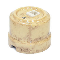 Ретро розетка компьютерная RJ-45 cat.6, карамель, 32131 Lindas