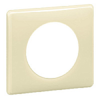 Дизайнерская рамка 1 местная, слоновая кость, 066621 Legrand, серия Celiane
