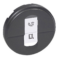 Накладка для розетки RJ-45, графит, 067951 Legrand, серия Celiane