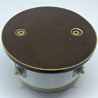 Комбинированная распаячная коробка D80 Карамель РКК-КАР1 ЦИОН круглая крышка