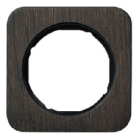 Дизайнерская рамка 1 местная, дуб/черный, дерево, 10112354 Berker, серия R.1