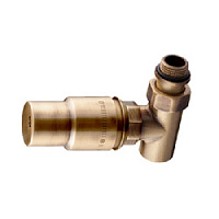 Дизайнерский клапан терморегулирующий прямой для радиатора, 1/2", бронза 0632-1500Z000  S.R.Rubinetterie