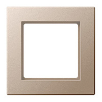 Дизайнерская рамка 1 местная, шампань, AC581CH Jung, серия A Creation