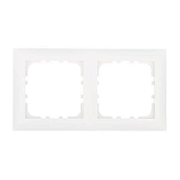 Дизайнерская рамка 2 местная, белый, 864204-1 LK Studio, серия LK60