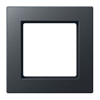Дизайнерская рамка 1 местная, антрацит матовый, AC581BFANM Jung, серия A Creation