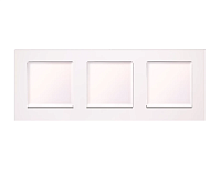 Дизайнерская рамка из термопластика 3 местная, жемчуг, AF220203 Ambrella Volt