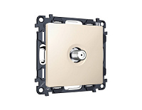 Комплект механизма TV розетки SAT 5-2400MHz 3.5dB , бежевый матовый, MA333050 Ambrella Volt