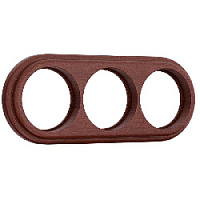 Рамка 3 местная Legend, итальянский орех, W0035225 Werkel