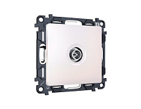 Комплект механизма TV розетки оконечной экранированной 5-1000MHz 3dB, жемчужный, MA213005 Ambrella Volt