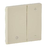 Накладка нажимного светорегулятора, слоновая кость, 754891 Legrand, серия Valena Life