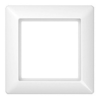 Дизайнерская рамка антибактериальная 1 местная, белый, ABAS581WW Jung, серия AS 500