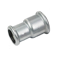 Муфта переходная для труб D18-15 Оцинкованная сталь, 304181516 Villaris-loft