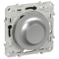 Дизайнерский светорегулятор 4-400 Вт, алюминий, S53R512 Schneider Electric, диммер, серия Odace