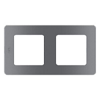 Дизайнерская рамка 2 местная, дымчатый, 673947 Legrand, серия Inspiria