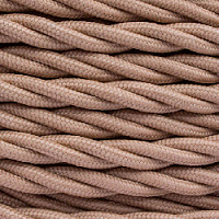 Витой провод электрический 2*2.5 капучино B1-425-716 BIRONI