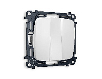 Комплект механизма 3-кл выключателя, белый матовый, MO125010 Ambrella Volt, трехклавишный