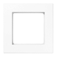 Дизайнерская рамка 1 местная, белый, A5581BFWW Jung, серия A 550