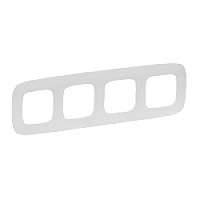 Дизайнерская рамка 4 местная, жемчуг, 754414 Legrand, серия Valena Allure