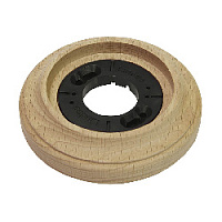 Рамка с пластиковой вставкой 1 местная, бук натуральный, 25160 Lindas