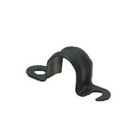 Крепеж для лофт труб двухсторонний D22 BLACK, 2022221 Villaris-loft