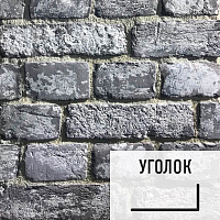 Лофт плитка "Сура" с высолами (элемент уголок) ОБсу2У OldBrick бетон