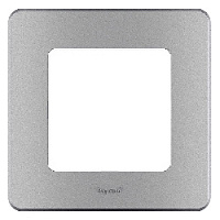 Дизайнерская рамка 1 местная, алюминий, 673932 Legrand, серия Inspiria