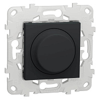 Дизайнерский светорегулятор 200 Вт, антрацит, NU551454 Schneider Electric, диммер, серия Unica New