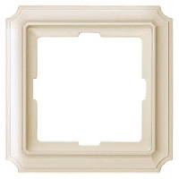 Дизайнерская рамка 1 местная, бежевый, MTN483144 Schneider Electric, серия Merten Antique