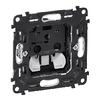 Механизм розетки без заземления, со шторками, безвинт.зажим, 753016 Legrand, серии Valena Life, Valena Allure