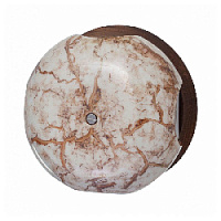 Распределительная коробка D86, мрамор золото B2-521-090/18-K BIRONI с 4 кабельными вводами в комплекте