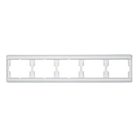 Дизайнерская рамка 5 местная, полярная белизна, глянцевый, 13930069 Berker, серия Arsys