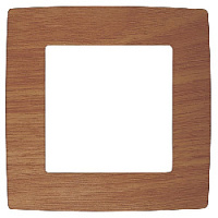Дизайнерская рамка 1 местная, дуб, Б0014749 Эра, серия 12