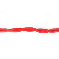 Ретро кабель витой ГОСТ 2*1.5, красный, PV21510 ФД КерамикЪ