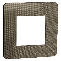 Дизайнерская рамка 1 местная, бронза/антрацит, NU280252 Schneider Electric, серия Unica Studio