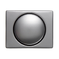 Центральная панель поворотного диммера, нержавеющая сталь, матовый, 11340004 Berker, серия Arsys