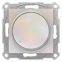 Дизайнерский светорегулятор 400 Вт, универсальный, жемчуг, ATN000423 Schneider Electric, диммер, серия Atlas Design