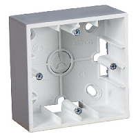 Коробка для открытого монтажа, 1 местная, алюминий, 1590751-033 Simon, серия 15