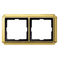 Дизайнерская рамка 2 местная, золото, MTN483221 Schneider Electric, серия Merten Antique