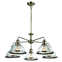 Люстра подвесная Oglio в стиле лофт, бронза, A9273LM-5AB Arte Lamp