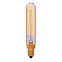 Ретро лампа накаливания T20 F7, E14, золотая, 054-188 Sun Lumen