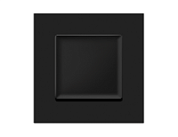 Дизайнерская рамка из термопластика 1 местная, черный матовый, AF250701 Ambrella Volt