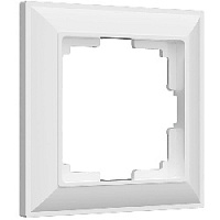 Дизайнерская рамка 1 местная, белый, поликарбонат, W0012201 Werkel