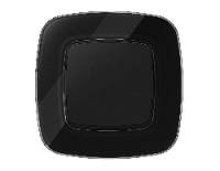 Дизайнерская рамка из натурального стекла 1 местная, черный, OF350801 Ambrella Volt