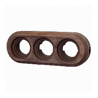 Рамка для трубок 3 местная, старое дерево, BF1-630-17/T BIRONI