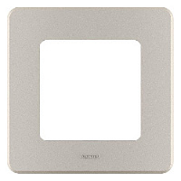 Дизайнерская рамка 1 местная, шампань, 673938 Legrand, серия Inspiria