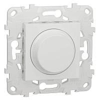 Дизайнерский светорегулятор 200 Вт, белый, NU551418 Schneider Electric, диммер, серия Unica New