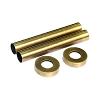 Маскировочный комплект для труб, с круглыми отражателями, бронза, 0491-1500Z160, S.R.Rubinetterie