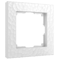 Дизайнерская рамка 1 местная, белый, поликарбонат, W0012401 Werkel