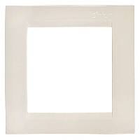 Дизайнерская рамка 1 местная, бежевый, 1500610-031 Simon, серия 15