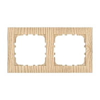 Дизайнерская рамка 2 местная, сосна, 864225-1 LK Studio, серия LK60